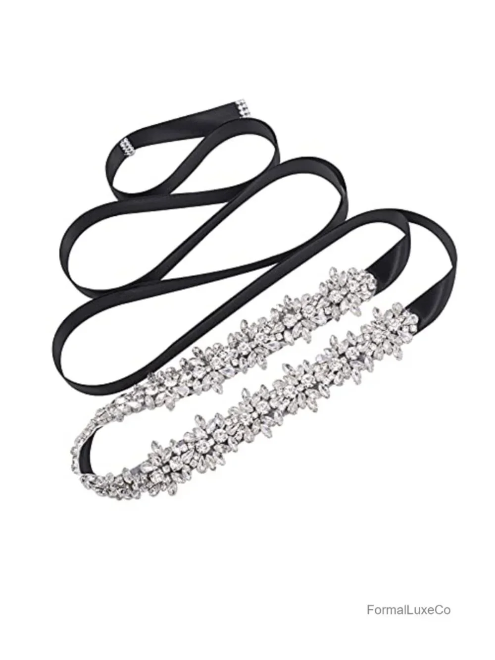 Handmade Crystal Rhinestone Sash Wedding Belt for Bride Dress